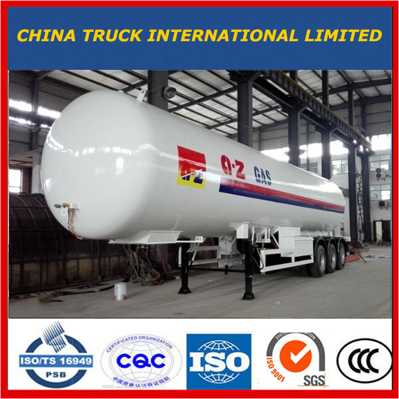 60000 lít Tri-Axle Propane LPG Gas Tanker Tank Trailer Trailer Gas Tank Trailer Propane Trailer Tanker Trailer Trailer Trailer Trailer khí nén